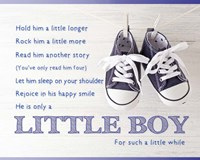 Framed Little Boy Poem