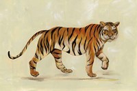 Framed Walking Tiger