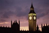 Framed Big Ben Palace Of Westminster London