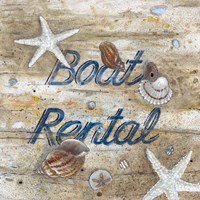 Framed 'Boat Rental' border=