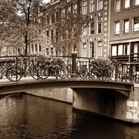 Framed Autumn in Amsterdam III