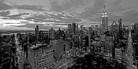 Framed Chelsea and Midtown Manhattan (BW detail)