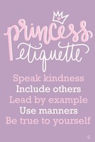 Framed Princess Etiquette