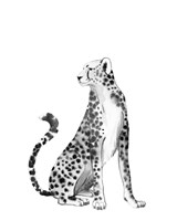 Framed Chrome Cheetah II