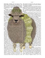 Framed Ballet Sheep 2 Book Print