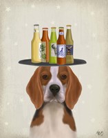 Framed Beagle Beer Lover