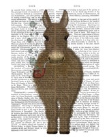 Framed Donkey Bubble Pipe, Full Book Print