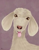 Framed Funny Farm Goat 1