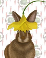 Framed Daffodil Rabbit