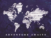 Framed Adventure Awaits Map
