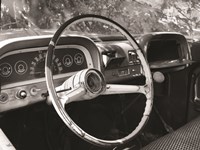Framed Chevy Steering Wheel