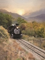 Framed Durango Train at Sunset