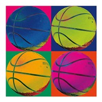 Framed Ball Four - Basketball