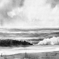 Framed High Tide Sketch I