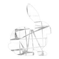 Framed Geometric Rabbit in Silver II