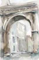 Framed Watercolor Arch Studies III