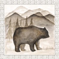 Framed Bear w/ Border