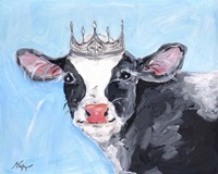 Framed Queen Cow