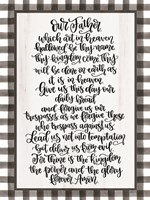 Framed Lord's Prayer