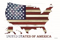 Framed United States of America