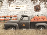 Framed Fall Pumpkin Market