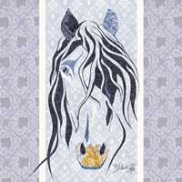 Framed Bluestar the Horse