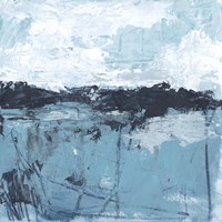 Framed Blue Coast Abstract II