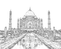 Framed India in Black & White II