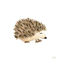 Framed 'Woodland Whimsy Hedgehog' border=