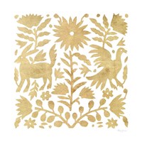 Framed 'Otomi Elegance III' border=