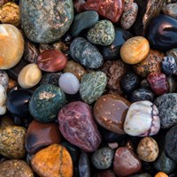 Framed Ocean Rocks I