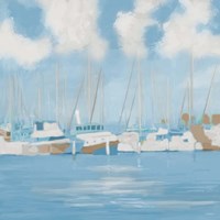 Framed Golf Harbor Boats II