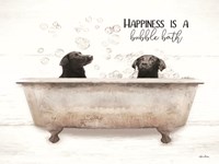 Framed Happiness is a Bubble Bath