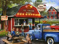 Framed Ice Cream Barn