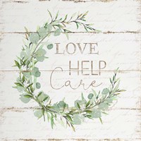 Framed Love Help Care