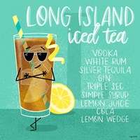 Framed Long Island Iced Tea