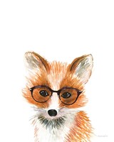 Framed 'Fox in Glasses' border=