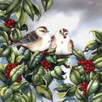 Framed 'Tree Sparrow' border=
