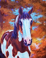 Framed Medicine Horse