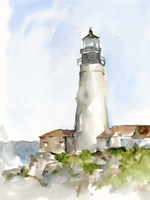 Framed Plein Air Lighthouse Study II