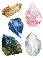 Framed Healing Crystals I