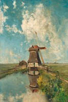 Framed Windmill on a Polder Waterway, c. 1889