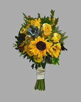 Framed Sunflower Bouquet