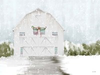 Framed Christmas Barn