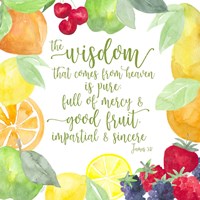 Framed Fruit of the Spirit IV-Wisdom