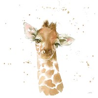 Framed Baby Giraffe