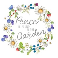 Framed Peace Is Found In The Garden