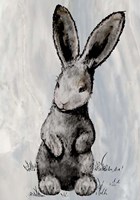 Framed Bunny on Marble III