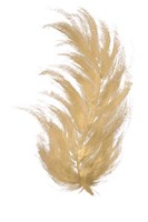 Framed Gold Feather I