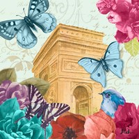 Framed Belles Fleurs a Paris II